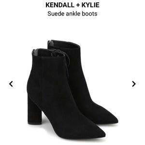 Kendall & Kylie Elegant Black Ankle Booties